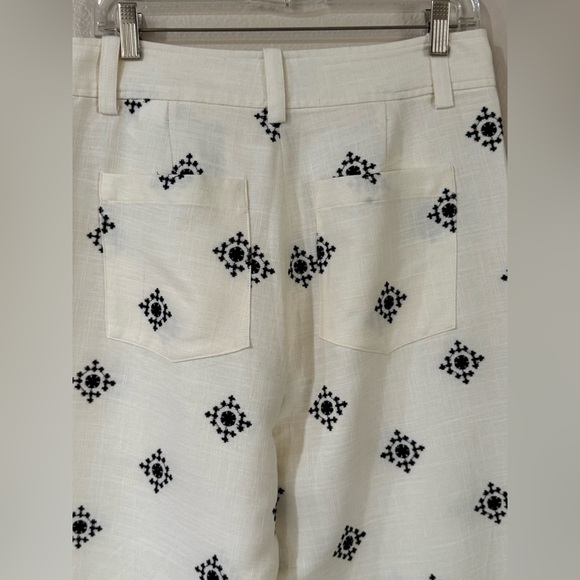 Zara High Waist Wide Leg Pants Sz M - Picture 4 of 8